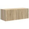 vidaXL TV Cabinet Set Wall-mounted 3 pcs Sonoma Oak Engineered Wood
