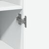 vidaXL Slim Storage Cabinet White 30x42.5x225 cm Engineered Wood