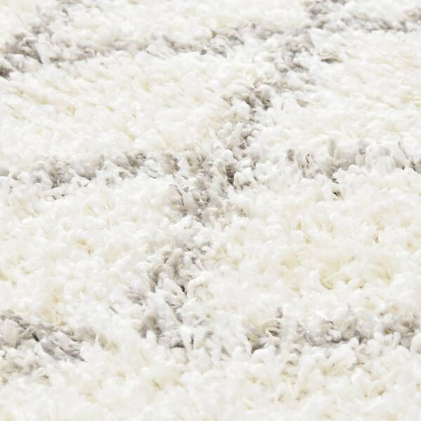 vidaXL Rug Berber Shaggy PP Beige and Sand 160x230 cm