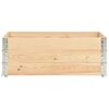 vidaXL Pallet Collars 3 pcs 50x150 cm Solid Pine Wood