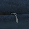 vidaXL Cushion Covers 4 pcs 50x50 cm Polyester Faux Suede Navy