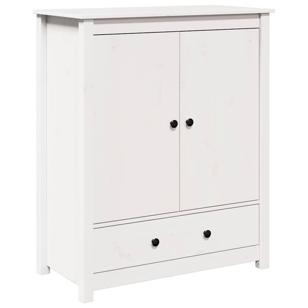 vidaXL Highboard White 83x41,5x100 cm Solid Wood Pine