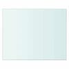 vidaXL Shelves 2 pcs Panel Glass Clear 20x20 cm