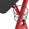 vidaXL Gaming Desk with Y Shape Legs Black and Red 110x60x75 cm