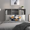 vidaXL Headboard Cabinet Grey Sonoma 100x19x103.5 cm