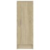 vidaXL Shoe Cabinet Sonoma Oak 32x35x92 cm Engineered Wood