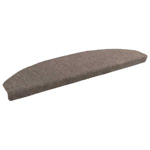 vidaXL Self-adhesive Stair Mats 15 pcs Mocha 80 x 24.5 x 3.5 cm
