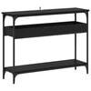 vidaXL Console Table Black oak 100 x 29 x 75 cm Engineered wood
