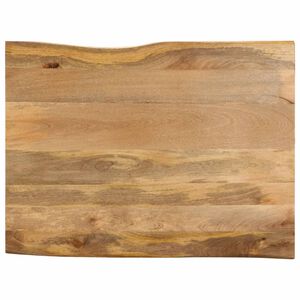 vidaXL Table Top 90x80x3,8 cm Live Edge Solid Wood Mango