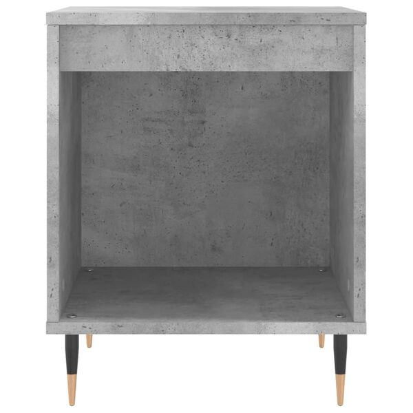 vidaXL Bedside Cabinet Concrete Grey 40x35x50 cm Engineered Wood