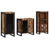 vidaXL Bathroom Furniture Set with Drawer 3 pcs Solid Reclaim Wood