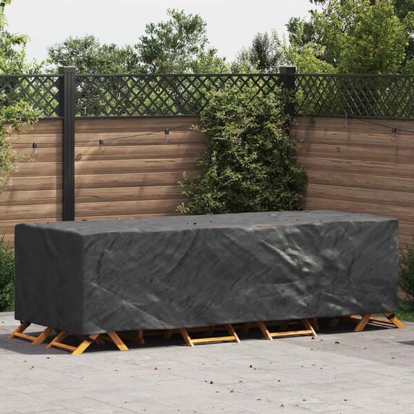vidaXL Furniture Cover Plain Black 270 x 110 x 70 cm 210D