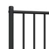 vidaXL Metal Replace Headboard Black 75 cm