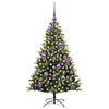 vidaXL Artificial Hinged Christmas Tree 150 LEDs Green 120 cm