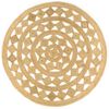 vidaXL Handmade Rug Braided Jute 210 cm