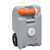 vidaXL Wheeled Water Tank for Camping 25 L Grey