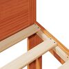 vidaXL Bed Frame without Mattress Wax Brown 90x200 cm Solid Wood Pine