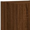 vidaXL 6 Piece TV Wall Cabinets with LED Lights Brown Oak