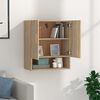 vidaXL Wall Cabinet Sonoma Oak 60x31x70 cm Engineered Wood