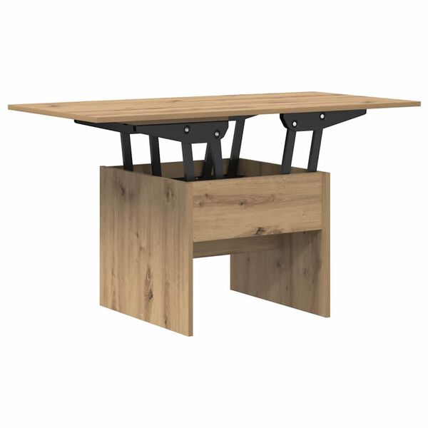 vidaXL Coffee Table Artisan Oak 55 x 54.5 x 45 cm Engineered wood