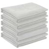 vidaXL Table Cloth 5 pcs Square White 90 x 90 cm