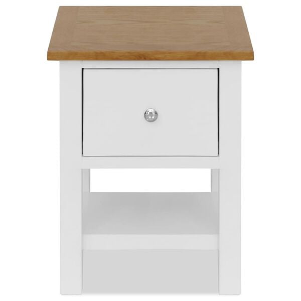 vidaXL Nightstands 2 pcs 36x30x47 cm Solid Oak Wood