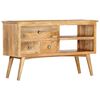 vidaXL Sideboard 102x35x61 cm Solid Mango Wood