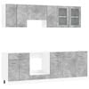 vidaXL Kitchen Unit Lyon 8 pcs Engineered Wood