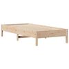 vidaXL Bed Frame without Mattress 75x190 cm Small Single Solid Wood Pine