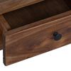 vidaXL Bedside Table Brown 30 x 30 x 47 cm Solid Reclaim Wood