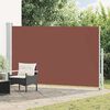 vidaXL Patio Retractable Side Awning 180x300 cm Brown