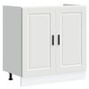 vidaXL Sink Base Cabinet with Door Porto 2 pcs White Engineered wood