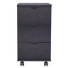 vidaXL Drawer Unit 33x45x60 cm Black