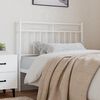 vidaXL Metal Headboard White 90 cm