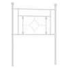 vidaXL Metal Replace Headboard White 75 cm