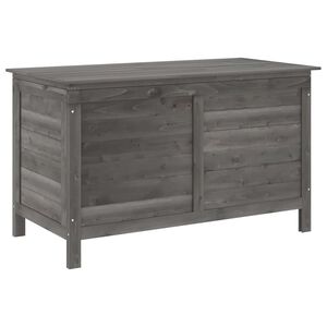 vidaXL Garden Storage Box Anthracite 99x49,5x58,5 cm Solid Wood Fir