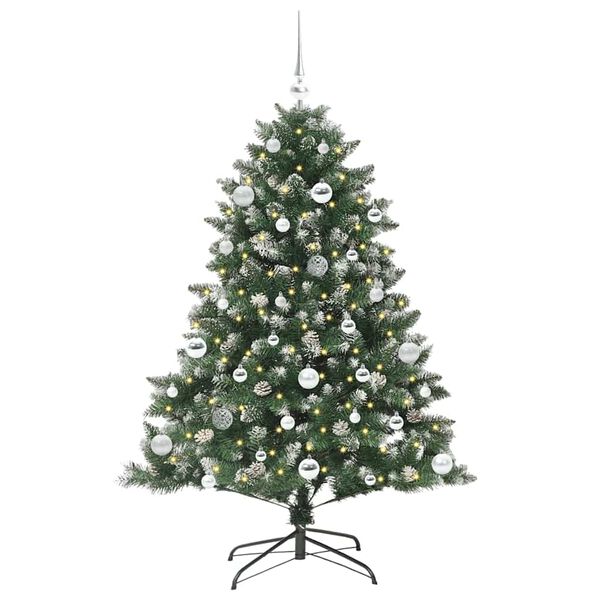 vidaXL Artificial Christmas Tree with Stand Green 105 x 105 x 150 cm