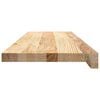 vidaXL Stair Treads 4 pcs Untreated 80x25x2 cm Solid Wood Oak