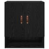 vidaXL Wall Cabinet Black oak 60 x 31 x 70 cm Engineered wood