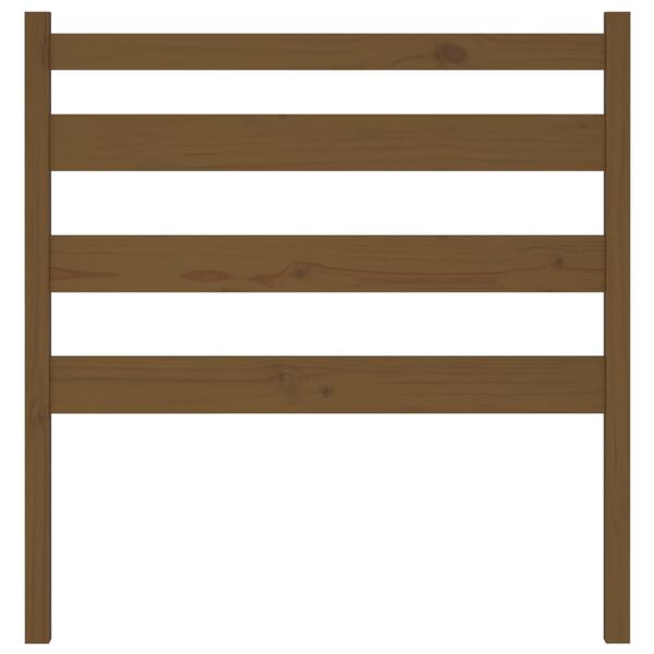 vidaXL Bed Headboard Honey Brown 106x4x100 cm Solid Wood Pine