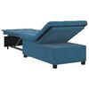 vidaXL Sofa Bed Blue 67 x 194 x 38 cm Velvet