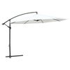 vidaXL Hanging Sun Umbrella White