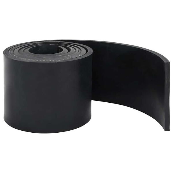 vidaXL Rubber Edge for Snow Plow Black 250x15x1 cm