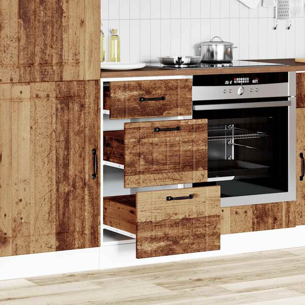 vidaXL Kitchen Base Cabinet Lucca Old Wood Engineered Wood