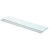 vidaXL Glass Panel | Set of 2 | Clear | Tempered glass | 70x15 cm | Durable