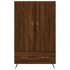 vidaXL Highboard Brown Oak 69.5x31x115 cm Engineered Wood