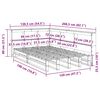 vidaXL Bookcase Bed without Mattress White 120x190cm Solid Wood Pine