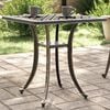 vidaXL Garden Table Bronze 53x53x53 cm Cast Aluminium