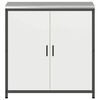 vidaXL Kitchen Storage with Shelf White 90 x 50 x 92 cm Steel