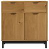 vidaXL Sideboard FLAM 80x40x80 cm Solid Wood Pine
